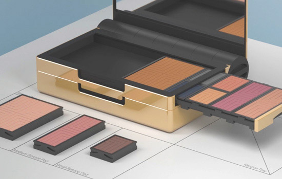 Renzoe Box 3D product design animation makeup 3dsmax vray explainer demo video playhou.se playhouse animation richie gelles kickstarter indiegogo rene graham kismet cosmetics starterkit