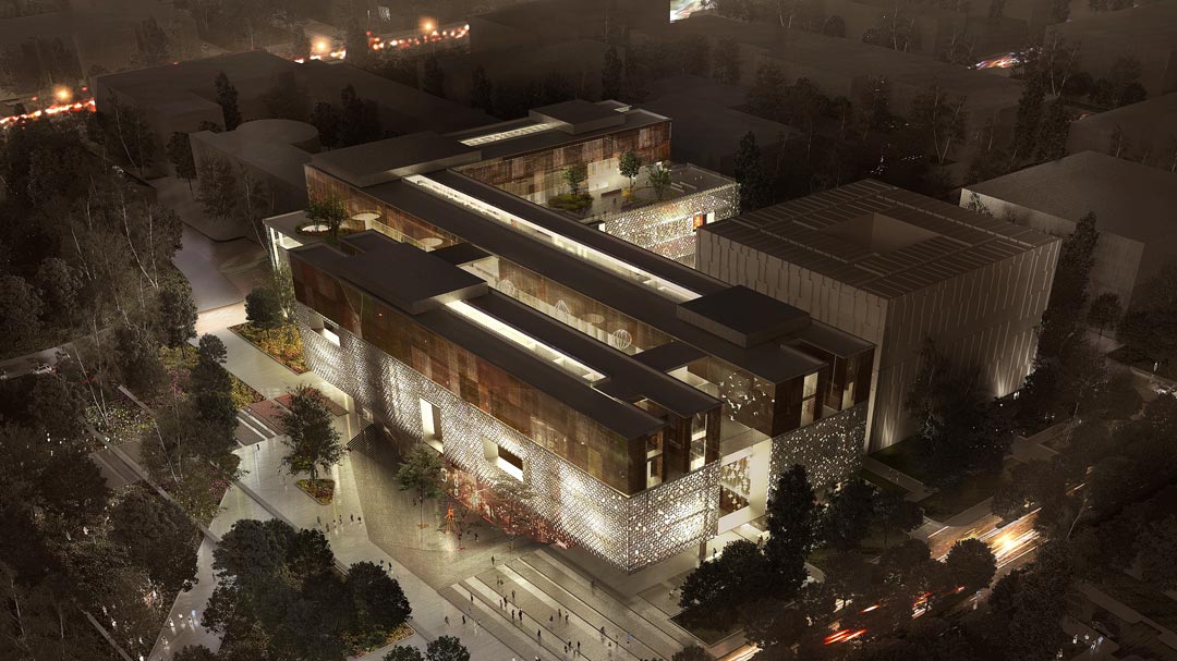 Archviz 3D rendering 清华大学 北京 中文 建筑学 视频 Architecture Animation | HASSELL - Tsinghua University Research Building architectural communications axonometric explainer video archviz multimedia playhou.se