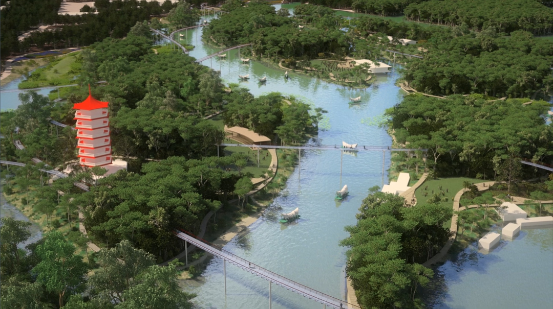 Landscape Design Flythrough | Martha Schwartz - Jurong Lake Gardens Park Aecom Singapore multimedia animation 3d realistic walkthrough 3dsmax vray urban planning architecture video playhouse